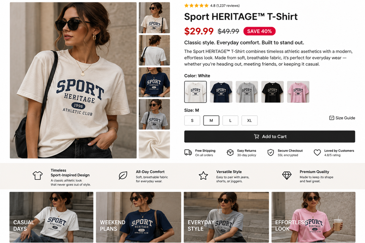 Sport HERITAGE t-shirt